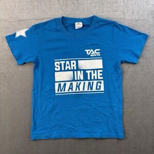 ATC Star In The Making Graphic T Shirt Blue Youth Small Sports‎ Tee (woman's XS)